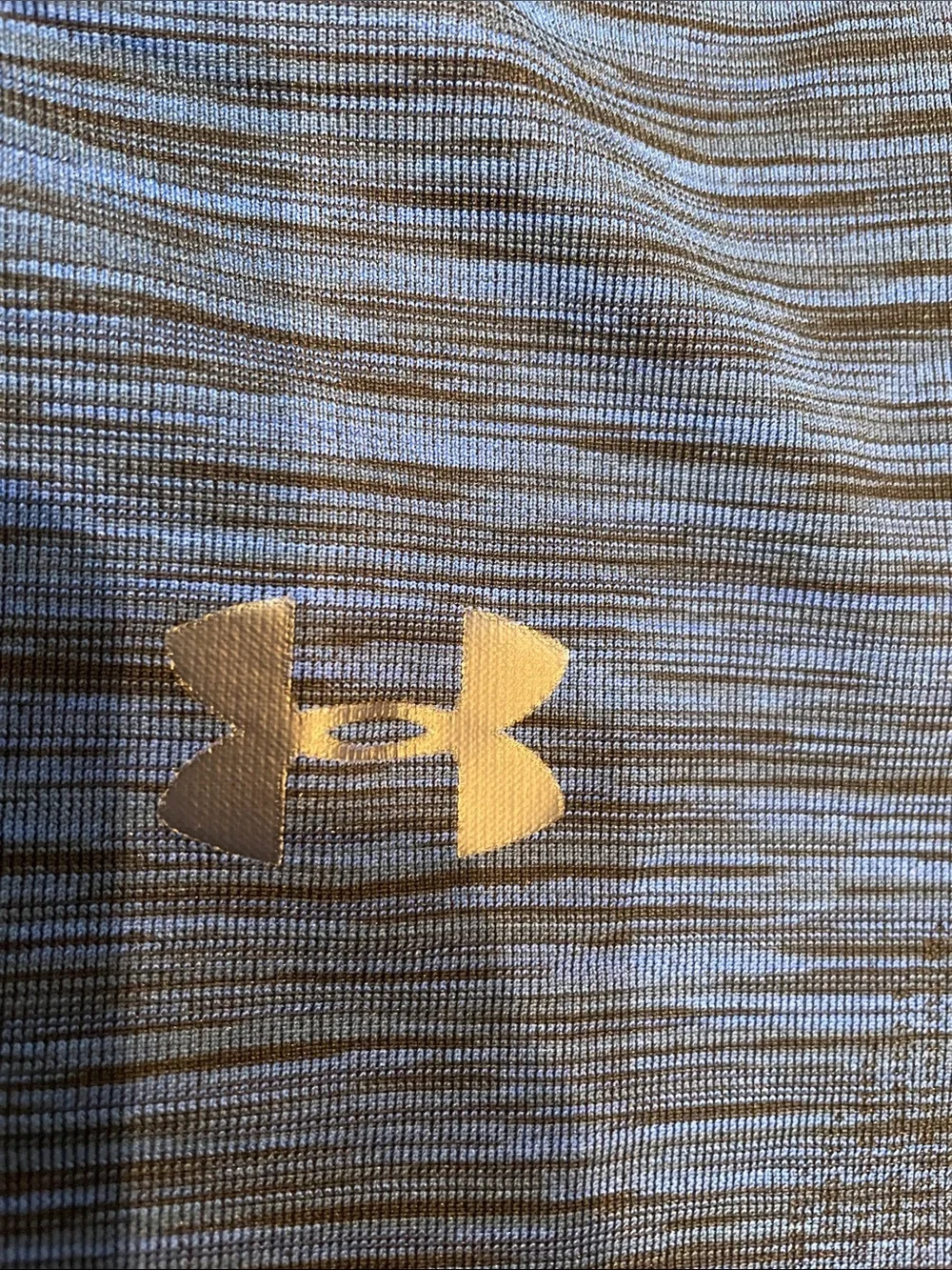 Under Armour fitted Men's Royal/Black Threadborne Short Sleeve Tee - Picture 4 of 5
